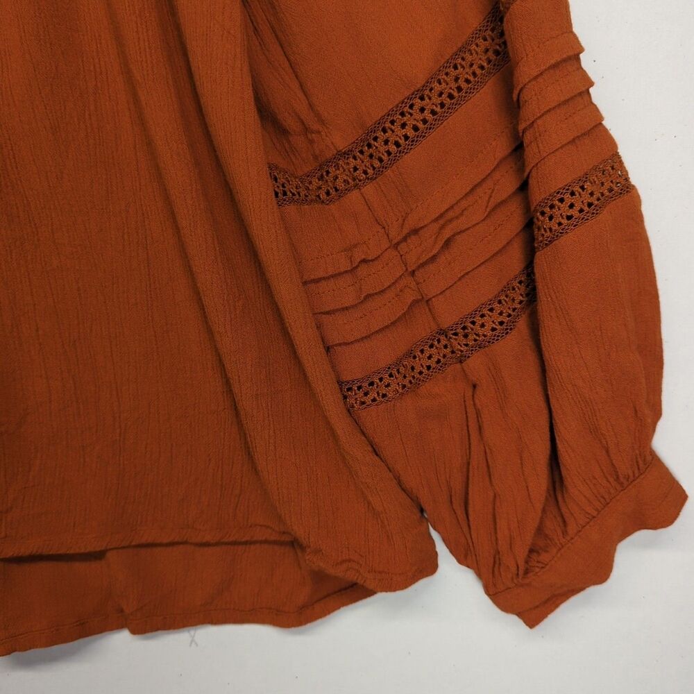 Knox Rose A New Day Blouse XXL Lot Of 2 Tops Burnt Orange - Picture 4 of 16
